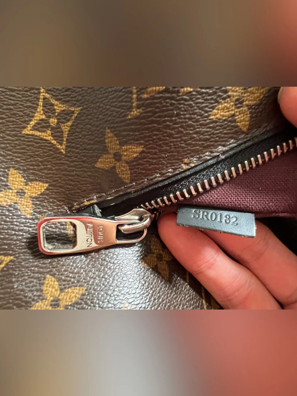 Authentic LOUIS VUITTON Monogram Macassar Palk Backpack